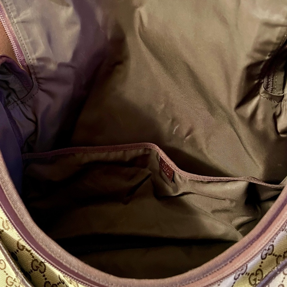 Gucci Monogram Canvas Diaper Bag - Picture 7 of 16